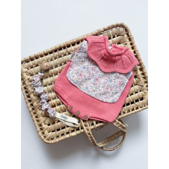 Pelele punto cuello Volante...