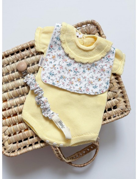 Pelele Punto  Manga corta Limonada